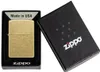 Feuerzeuge Zippo 48267 Regular Street Brass Mann Gold Produktbild-Vorschau 2