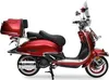 Motorroller 125 ccm Burnout EasyCruiser Dunkelrot Metallic Produktbild-Vorschau 6