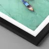 Gerahmtes Poster - Schwarzer Rahmen - Boote mit Luft - Produktbild-Vorschau 2