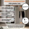 BEAUTYSOFA | Kleiderschrank MARIO 200 cm Eiche Artisan – Produktbild-Vorschau 3