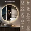 S'AFIELINA Specchio da bagno a LED specchio rotondo da Anteprima dell’immagine prodotto 3