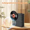 Plattenspieler-Lautsprecher, Bluetooth 5.3, 360° Produktbild-Vorschau 3