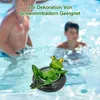 Teichdekorationen, Miniteich Deko Set Schwimmfrosch für Produktbild-Vorschau 3