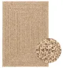 vidaXL Teppich 160x230 cm Jute-Optik Innen und Außen Produktbild-Vorschau 8