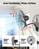 VEVOR 95 W priemyselný nástenný ventilátor 56 cm, 7 m/s, Náhľad obrázku produktu 6