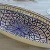 Plat ovale Bakir bleu - L 40 cm Voir les images du produit 3