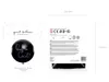 The image shows the packaging of a black "Boy or Girl" gender reveal balloon, with dimensions indicated. Produktbild-Vorschau