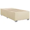The Living Store Bettgestell Creme 80x200 cm Stoff Produktbild-Vorschau 3