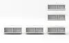 AX LIVING Anbauwand Loriano V Wohnwand braun Eiche Wotan Produktbild-Vorschau 5