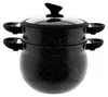 pentola 3 in 1, vaporiera rivestita in marmo, couscoussier, Anteprima dell’immagine prodotto 1