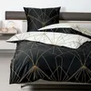 Janine Mako-Satin Bettwäsche J.D. 87054 bronzebraun schwarz Produktbild-Vorschau 1