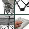 Relaxdays Camping Bank, faltbar, Tragetasche, Produktbild-Vorschau 7