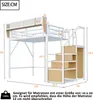 okwish dětská postel 140x200, podkrovní postel s Náhled obrázku produktu 10