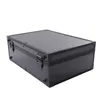A black makeup case is shown against a white background. Voir les images du produit