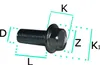 bullone 25 mm M10x1,25 per lama tosaerba Honda Anteprima dell’immagine prodotto 2