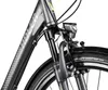 Close-up of the front fork and headlight of a bicycle. Produktbild-Vorschau