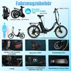 20palcové vodotěsné skládací elektrokolo z hliníku s Náhled obrázku produktu 3