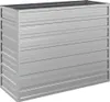 vidaXL Garten-Hochbeet 100x40x77 cm Verzinkter Stahl Silber Produktbild-Vorschau 1