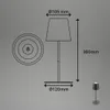 2x Lampada da tavolo a batteria Briloner LED Altezza Anteprima dell’immagine prodotto 11