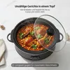 Olvy Digitaler Slow Cooker mit Timer – 6 Liter Schongarer – Produktbild-Vorschau 12