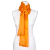 Seidenschal Halstuch Schal orange Seide 180x45cm Produktbild-Vorschau 3