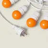 Set Girlande Waterproof 5.5m Weiss+ 8 LED-Glühbirnen E27 Produktbild-Vorschau 7