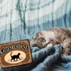Schwarze Katze mit Mäusen Katzenresidenz Metallschild XXL Produktbild-Vorschau 5