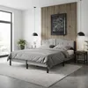 ML-Design Polsterbett 180x200 cm Grau Doppelbett mit Produktbild-Vorschau 8