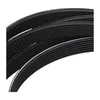 A close-up view of a black ribbed belt, likely a serpentine belt for a vehicle. Produktbild-Vorschau