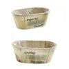 2er Set Pflanze Schale Topf Kübel Blumen Kräuter Töpfe Produktbild-Vorschau 2