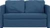 vidaXL Bodensofa mit Schlaffunktion Blau 112x174x55 cm Produktbild-Vorschau 5