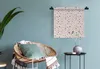 MuchoWow® Wandteppich Wandbehang Winter - Schablonen - Weiß Produktbild-Vorschau 4