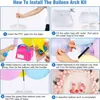 Ballonbogen-Kit, Tisch Luftballon Bogen Kit, Ballon Produktbild-Vorschau 5