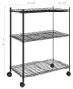 vidaXL Úložný regál se 3 policemi a kolečky 60x35x81 cm Náhled obrázku produktu 7