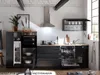 A modern kitchen setup with appliances and cabinetry. Produktbild-Vorschau