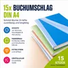 15x Buchumschlag DIN A4 transparent - Buchhülle & Umschlag Produktbild-Vorschau 4