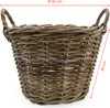 3.06 Panier à plantes en osier avec anse - env. 35 x 24 cm Voir les images du produit 2