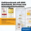 Exquisit GS600-NF-H-040E, 600 l, 30 kg/24h, SN-ST, System Podgląd zdjęcia produktu 2