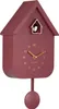 Karlsson - Wanduhr Solo Color Cuckoo - Bordeaux - Produktbild-Vorschau 1