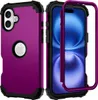 Handyhülle für iPhone 16 Plus Hybrid 3 in 1 PC TPU Produktbild-Vorschau 1