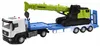 LKW Tieflader mit Kran Spielzeug Set - Licht & Sound für Produktbild-Vorschau 4