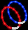 PRECORN LED Silikon Hundehalsband Set in Rot und Blau | Produktbild-Vorschau 1