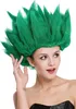 WIG ME UP Perücke Hochtoupiert Elfe Waldfee Blume Grün Produktbild-Vorschau 2