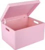 Creative Deco Růžová Dřevěná Krabice s Víkem a Uchy | 40 x Náhled obrázku produktu 3