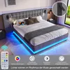 Sweiko Polsterbett, 180x200cm, mit LED-Leiste, Kopfteil mit Produktbild-Vorschau 2