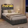 KIMENICH Polsterbett mit LED Beleuchtung, Bett mit Produktbild-Vorschau 2