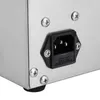 A close-up view of the power input and fuse holder on the back of a stainless steel appliance. Podgląd zdjęcia produktu