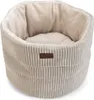 Designed by Lotte Cat Basket Ribbed Light Grey 50x35 cm Anteprima dell’immagine prodotto 1