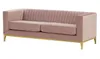 SLF24 - Dreisitzer-Sofa Slender Wood - helllila - Velluto Produktbild-Vorschau 2