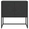 vidaXL Kredens czarny 75x35x75 cm stalowy Podgląd zdjęcia produktu 5